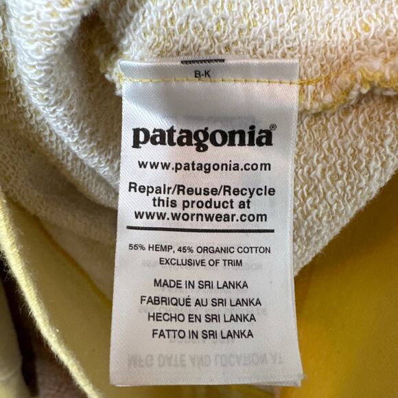 Patagonia Worn Wear Men's Trail Harbor Crewneck Sweatshirt Yellow Size large - Picture 6 of 6